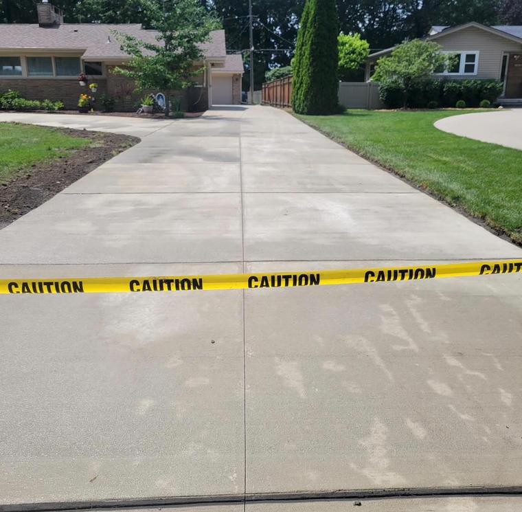 Street-to-garage replacement — concrete work by Loaded Construction in metro Detroit